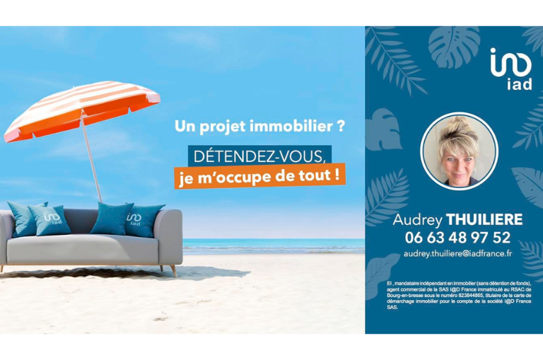 Copeps - Adhérent Audrey Thuilière, agence Immobilière réseau IAD Dagneux (01120, La Côtière)